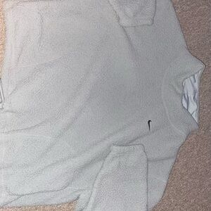 Nike Gray Crewneck Sweater Classic Design